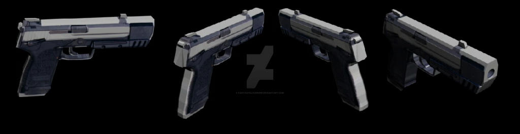3D Lara Croft Gun