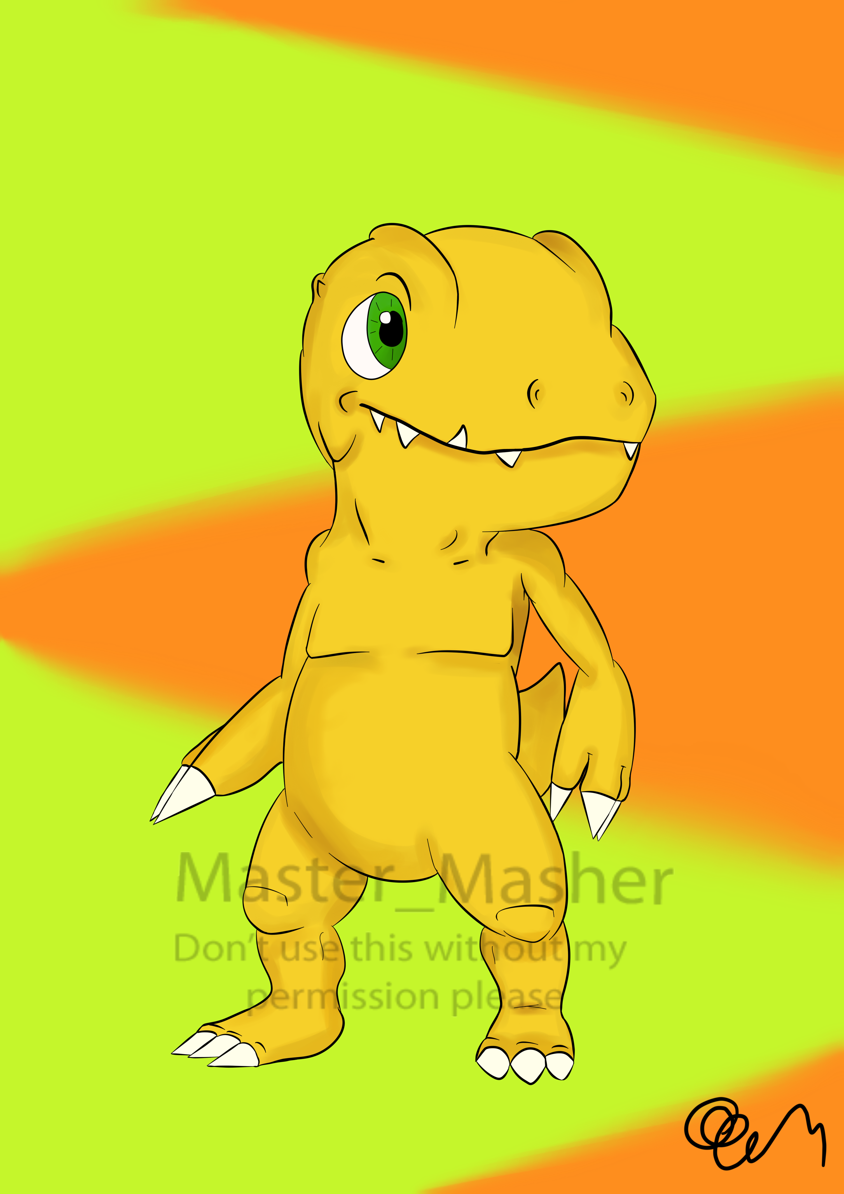 Fan art: Agumon