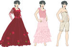 Crimson Lady Evening Gown Concept by novemberkris