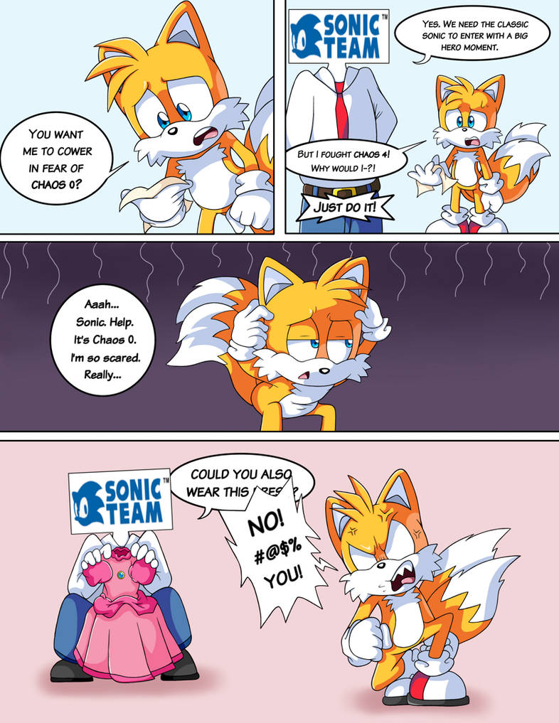 Tails Vs. Sonic Team by DoctorDetectiveMike on DeviantArt