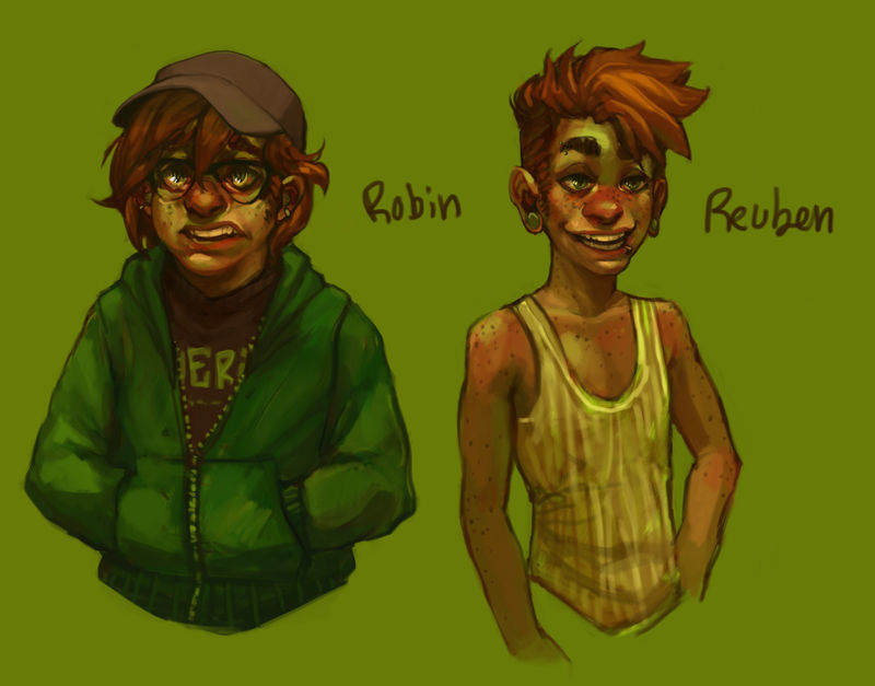 Robin and Reuben by Leerer-Raum on DeviantArt