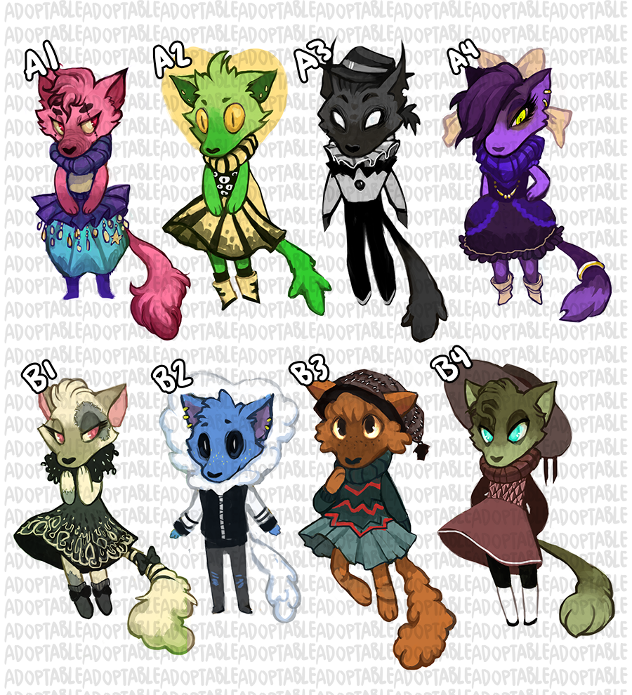 Final adoptables auction (closed)