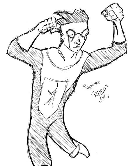 Invincible Sketch 1 by Enef on DeviantArt