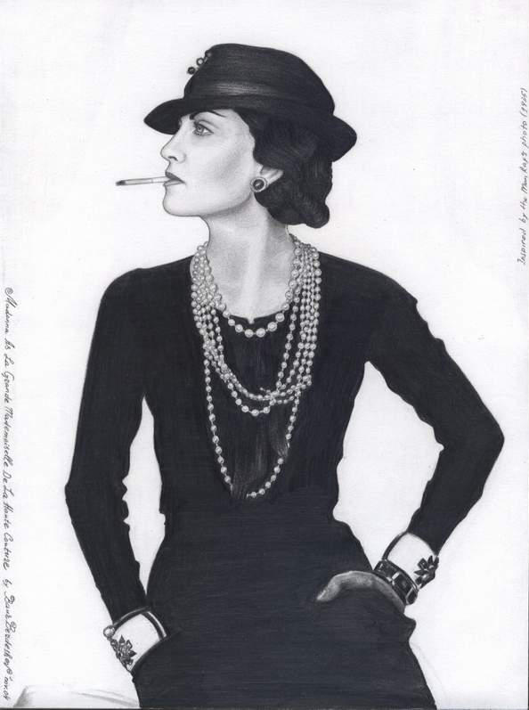 Madame Coco Chanel by carloslightning on DeviantArt