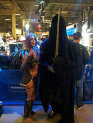 Nazgul and Night Elf girl!