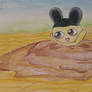 Mametchi's sinking in quicksand