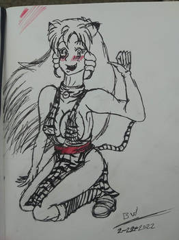 Pink sketch #1
