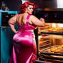 Buns in her oven