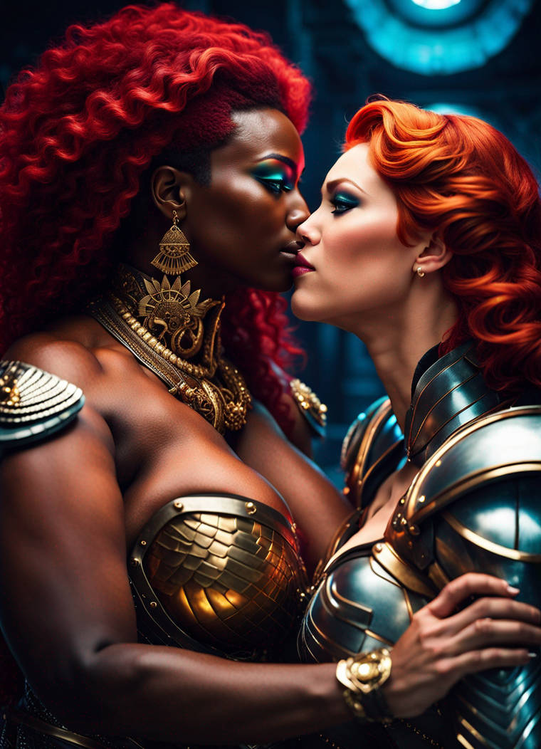 A warrior,s kiss