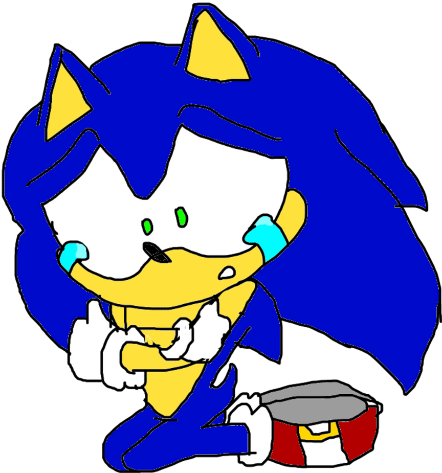 Sonic Crying Into Fear by Markendria on DeviantArt