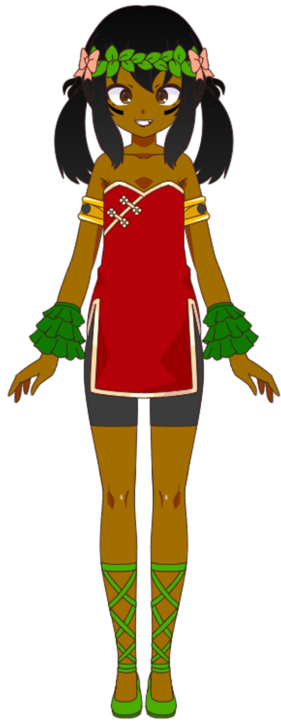 Jungle Princess Rassi (Young) by Markendria on DeviantArt