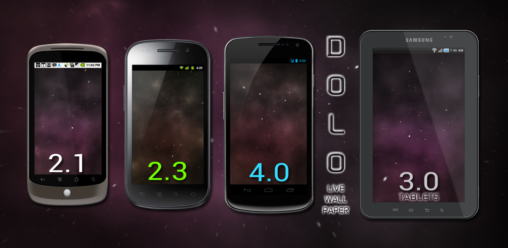 DOLO Galaxy Live Wallpaper for Android