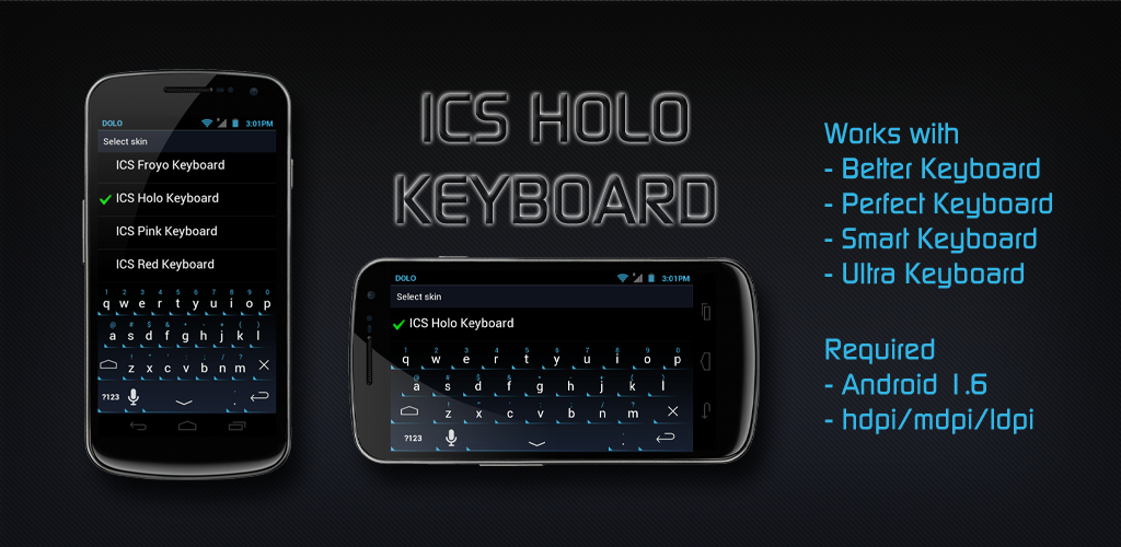 ICS Holo Keyboard Theme by Dolo by retareq on DeviantArt