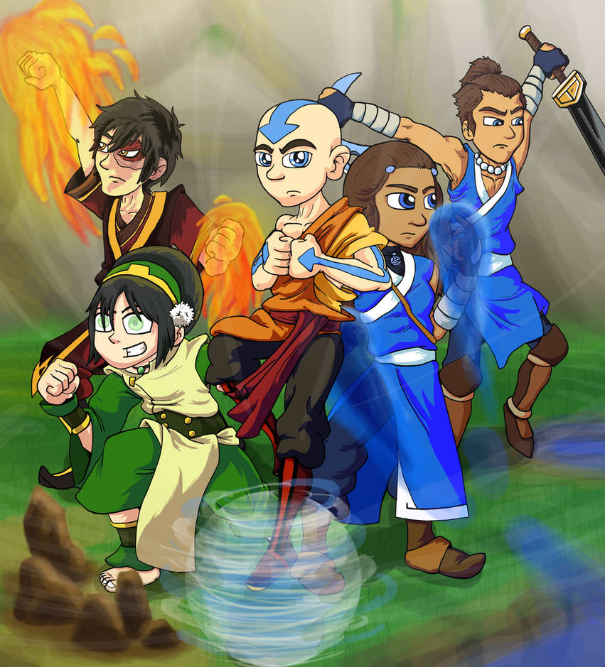 Team Avatar by SmashToons on DeviantArt