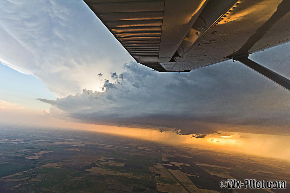 Storms from a plane 1