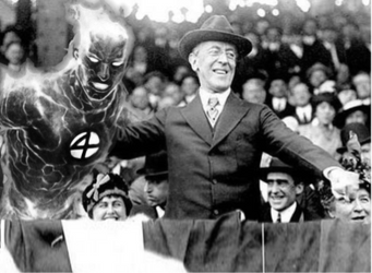 Woodrow Wilson and Human Torch