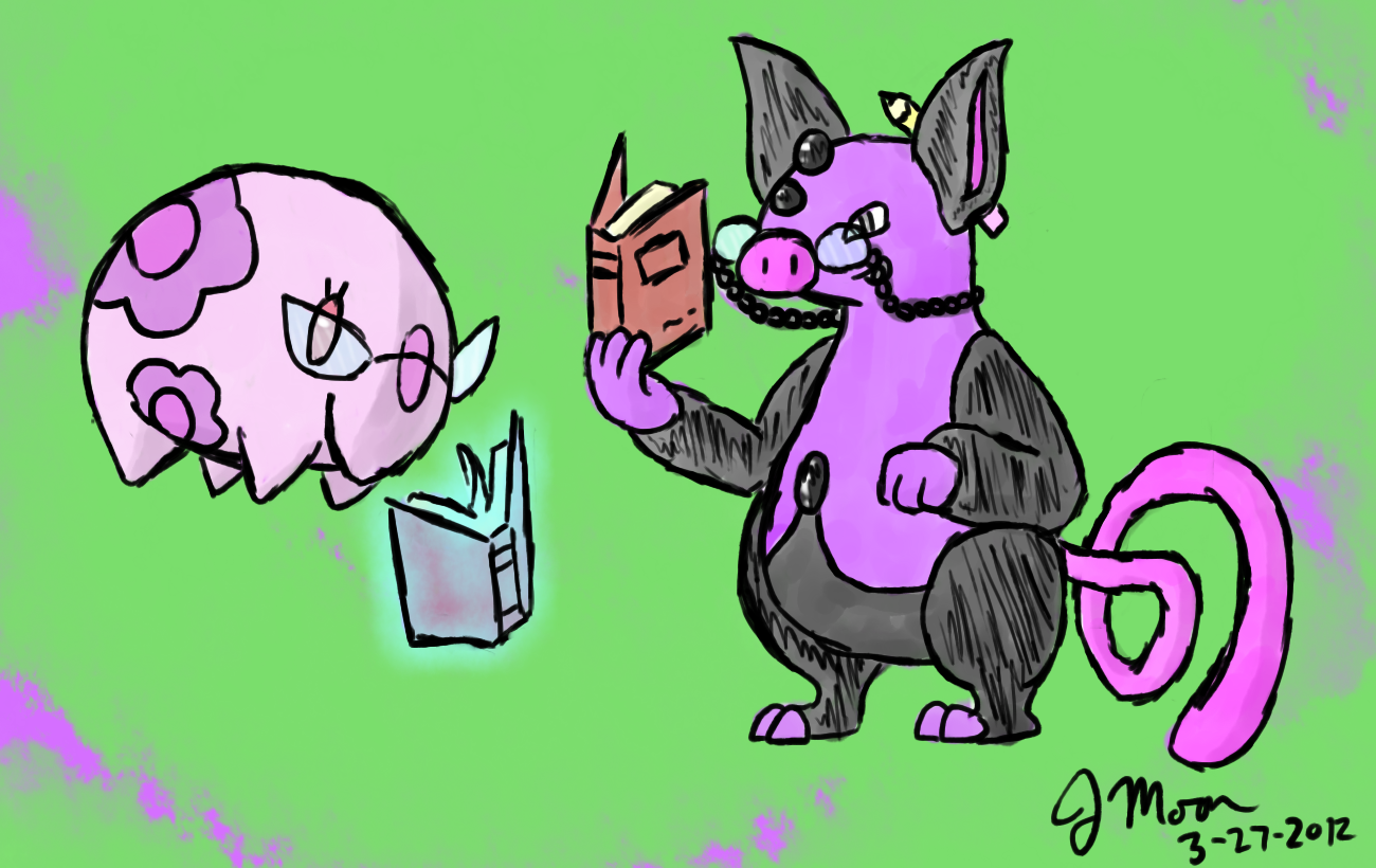 NPCs ~ The Librarians: Grumpig and Munna