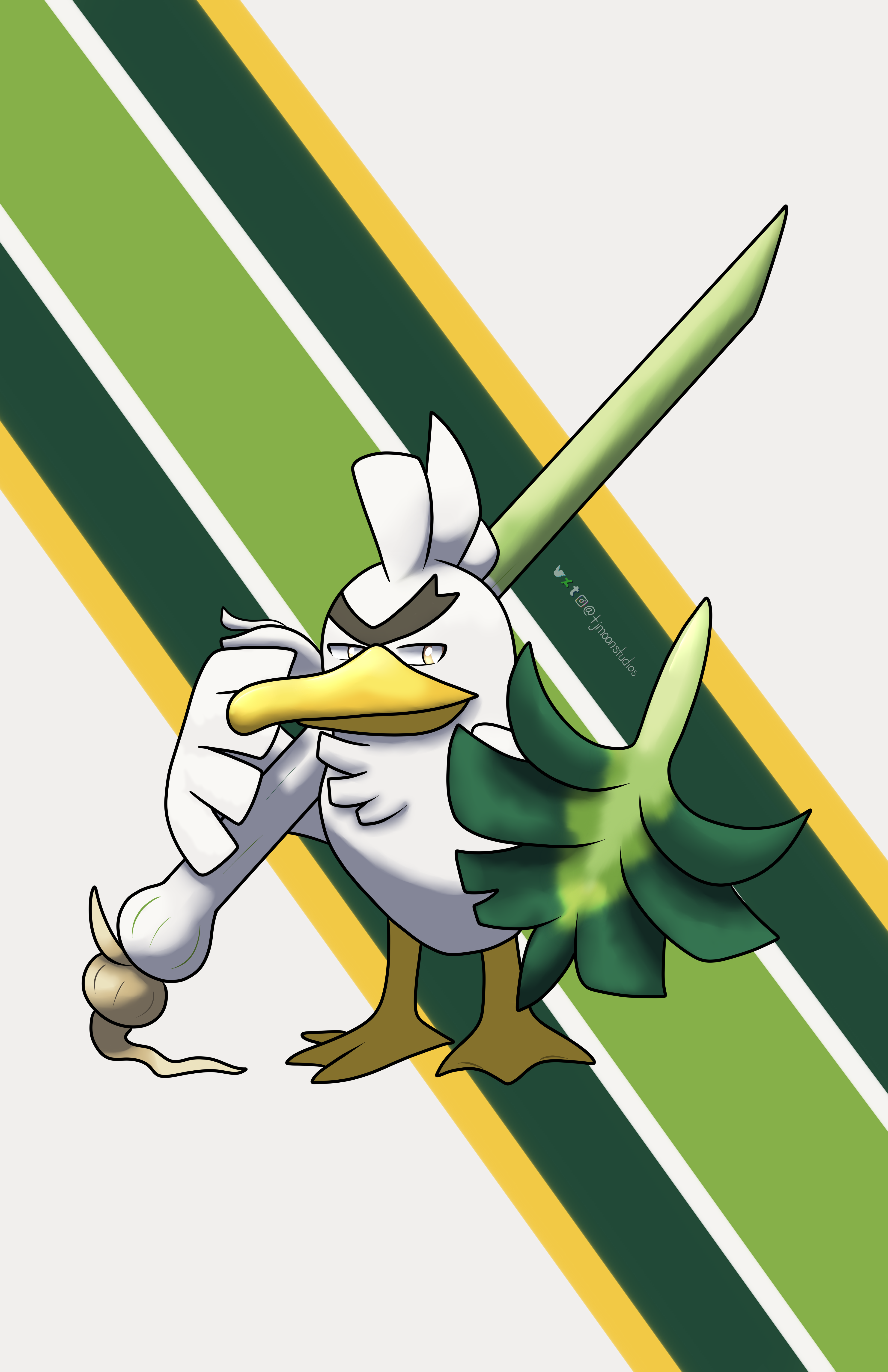 083# Farfetch'd (Galar) by jabariwilliams on DeviantArt