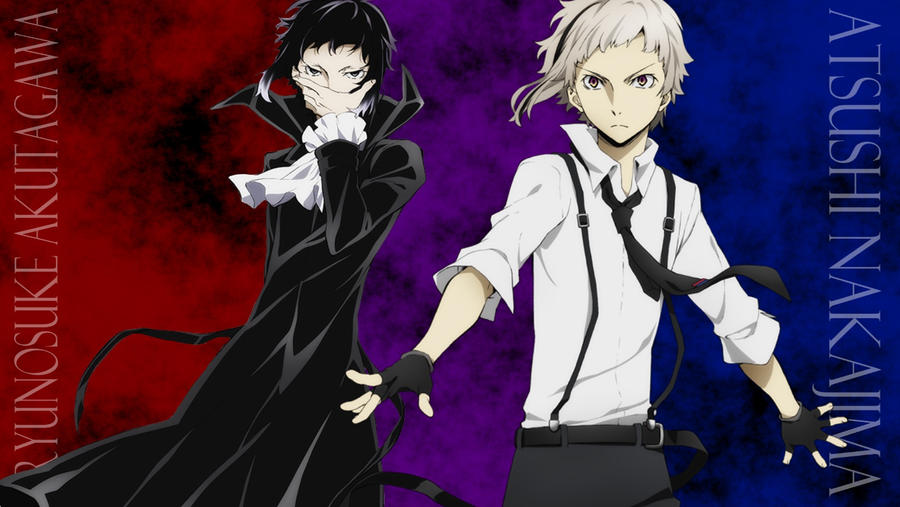 Atsushi and Akutagawa // Bungou Stray Dogs Wallpap