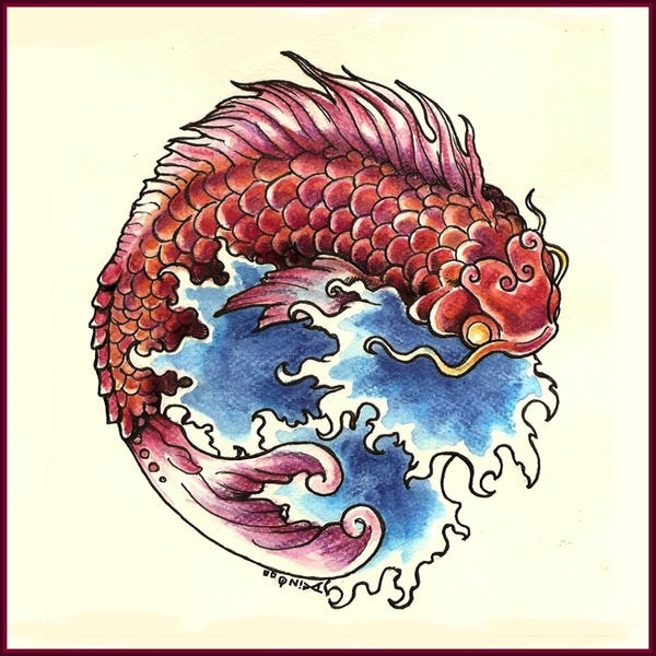 Koi koi koi koi koi fish by Deino