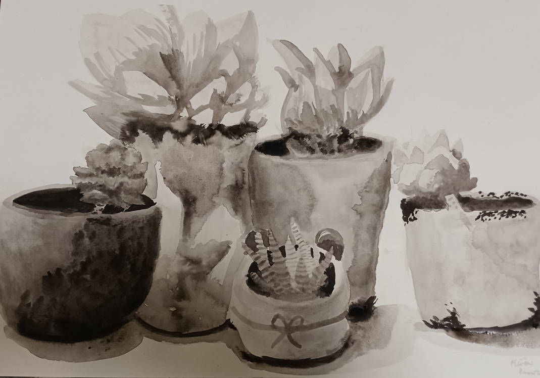 Ink Plants by CreariaOfficial on DeviantArt