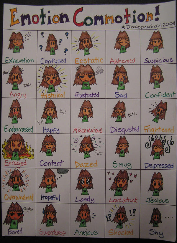 Emotion Commotion by Dizappearingirl on DeviantArt