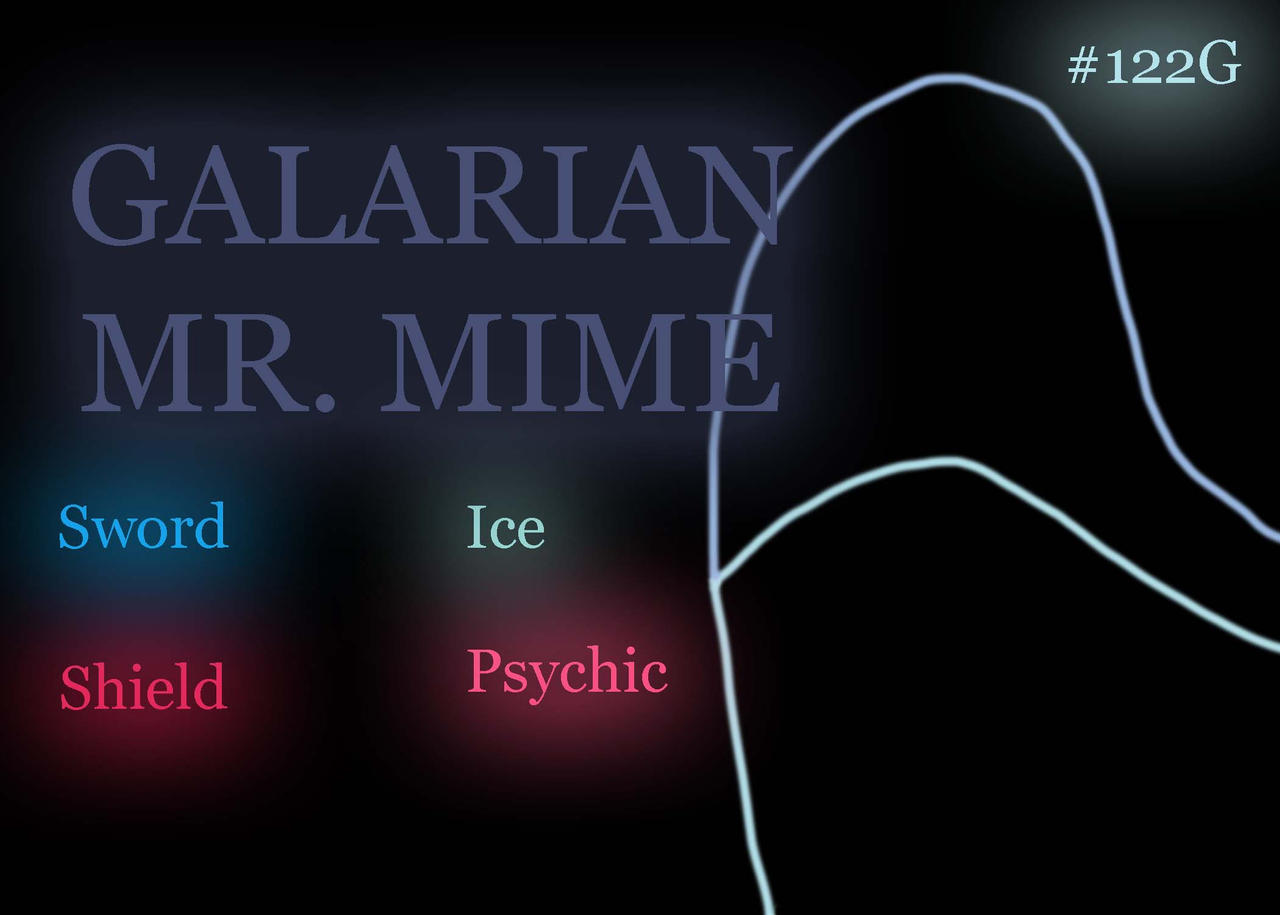 Galarian Mr. Mime by SaltWaterTaffyStevie on DeviantArt