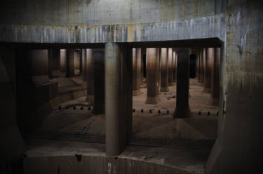 Kasukabe underground flood reservoir system