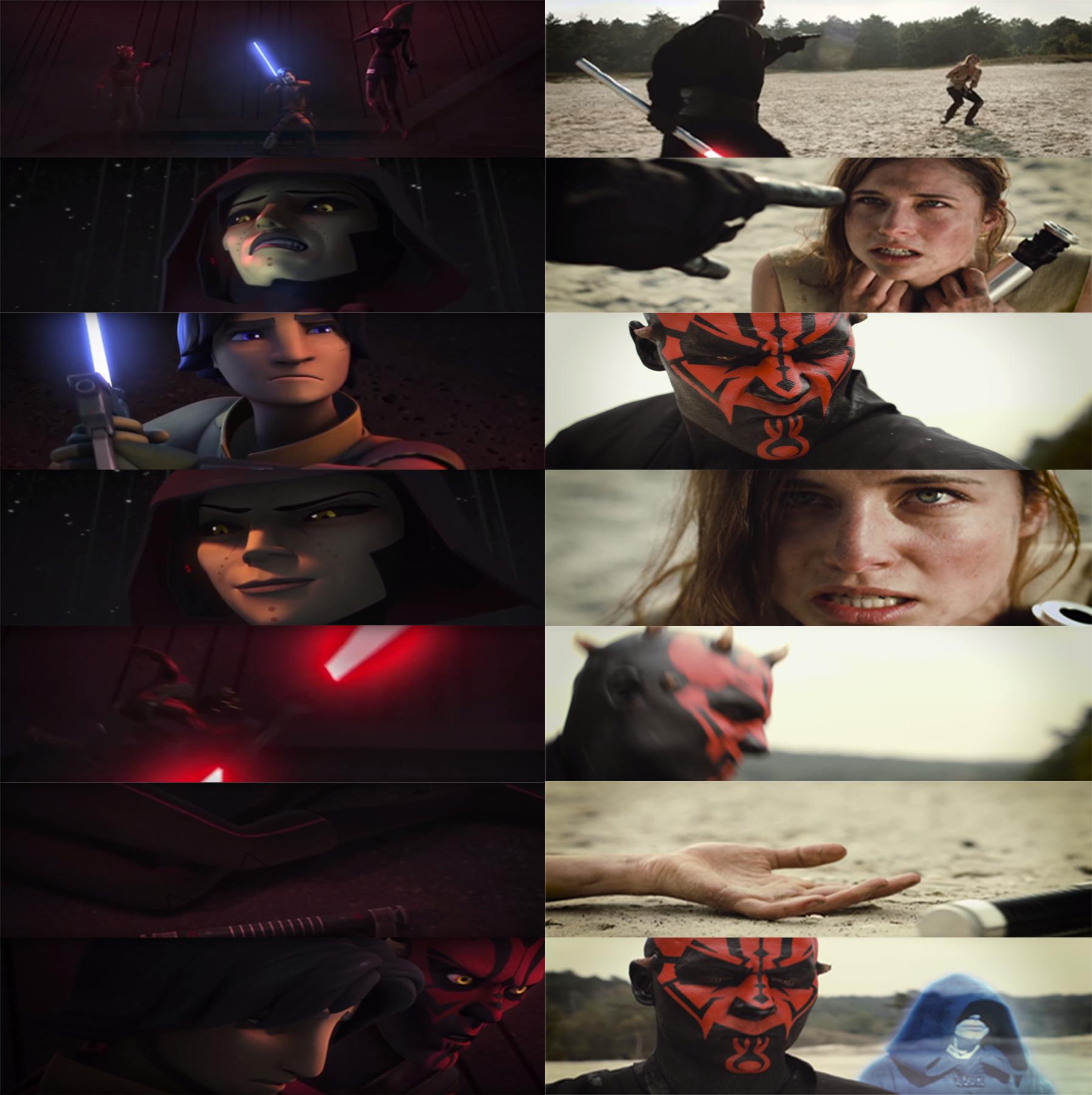 Rebels and DARTH MAUL: APPRENTICE similarity