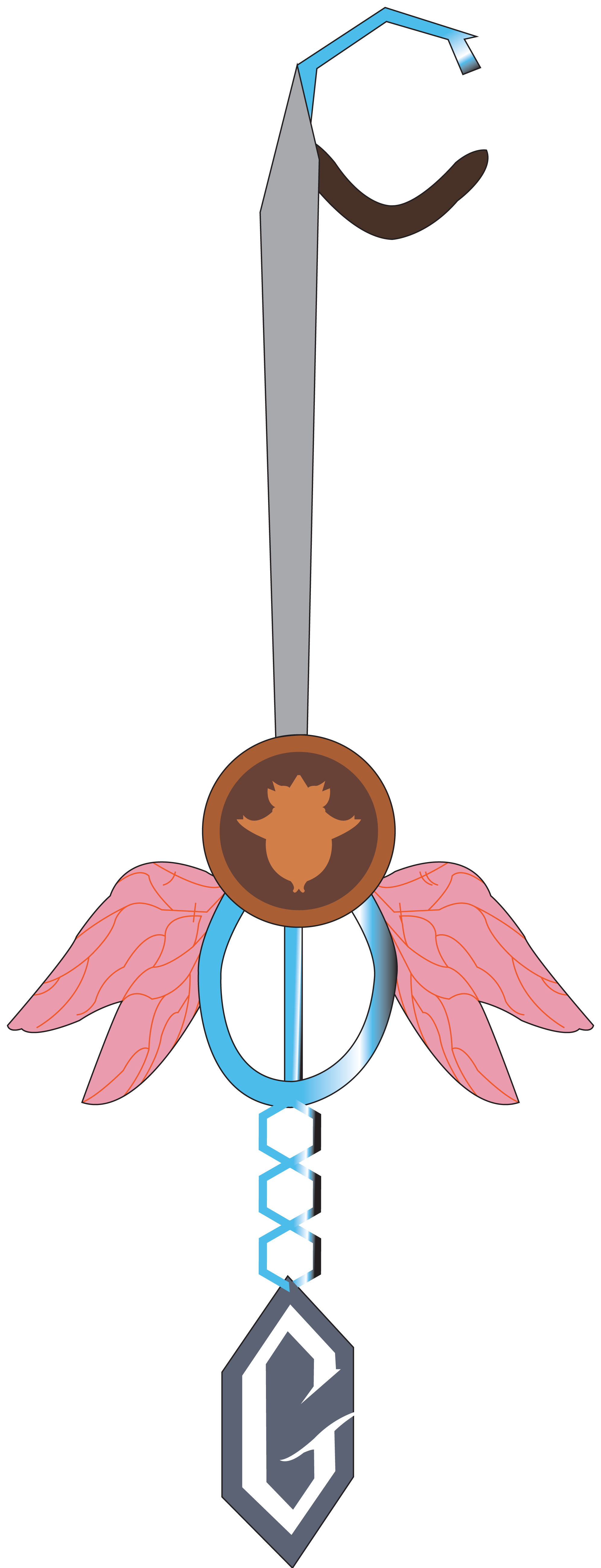 Guardian Keyblade Guardian Union Custom Keyblade by SuperHeroTimeFan on DeviantArt