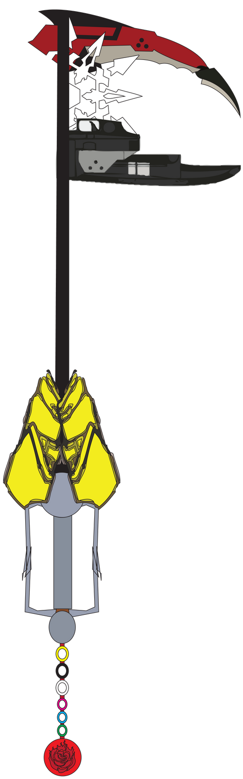 Ruby Ranger Custom Keyblade by SuperHeroTimeFan on DeviantArt