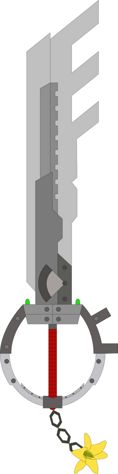 Chosen SOLDIER Custom Keyblade by SuperHeroTimeFan on DeviantArt