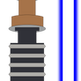 Luke's Lightsaber (My Style) with Blue Blade