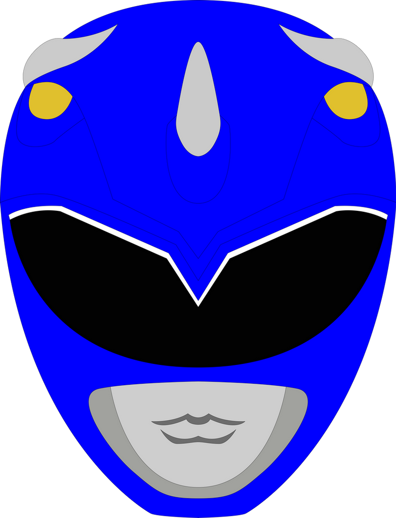 MMPR Blue Ranger Helmet by SuperHeroTimeFan on DeviantArt