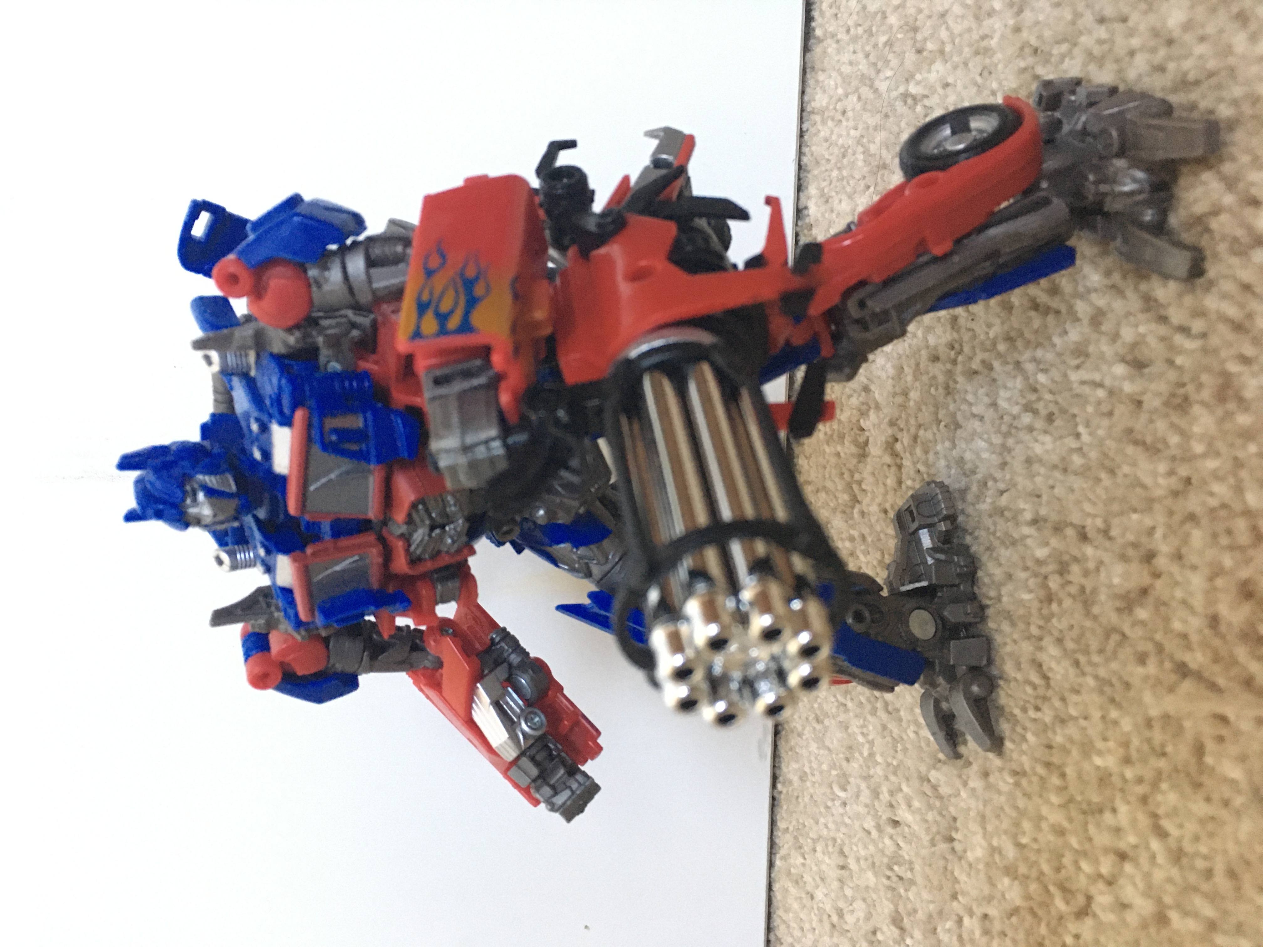 Machine Gun Transformer The New Machine Gun for Optimus Prime by SuperHeroTimeFan on DeviantArt