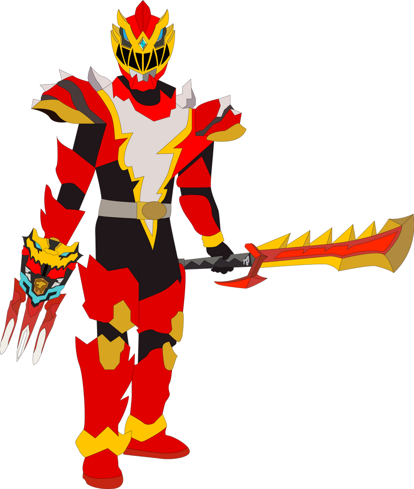 Dino Knight Battlized Red Ranger by SuperHeroTimeFan on DeviantArt