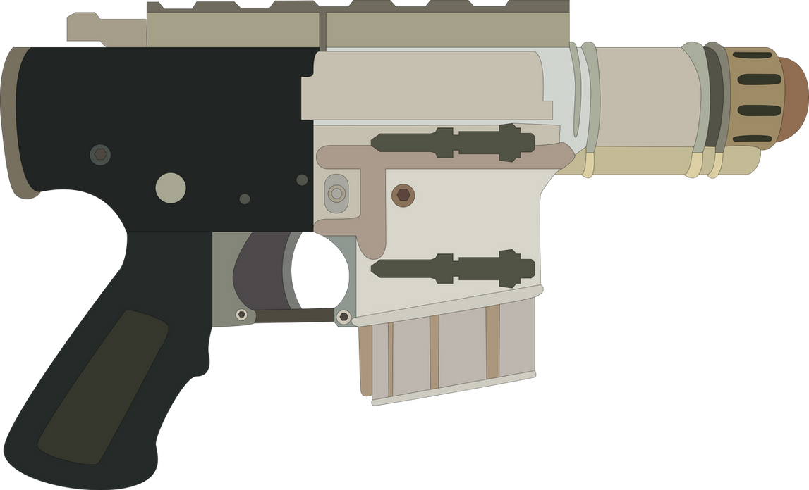 Cassian Andor's Blaster by SuperHeroTimeFan on DeviantArt