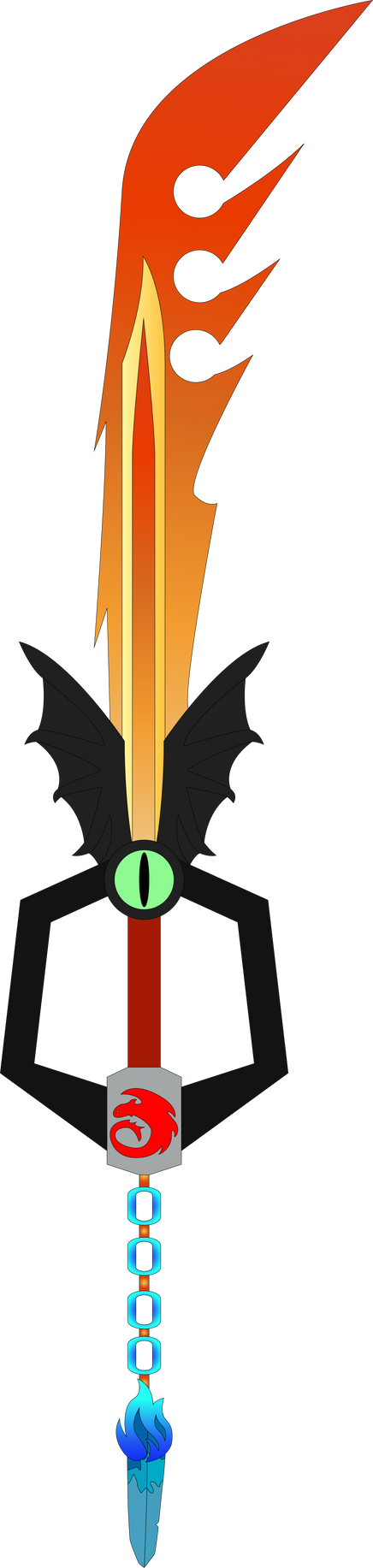 Soul of the Magix Dragon Custom Keyblade by SuperHeroTimeFan on DeviantArt