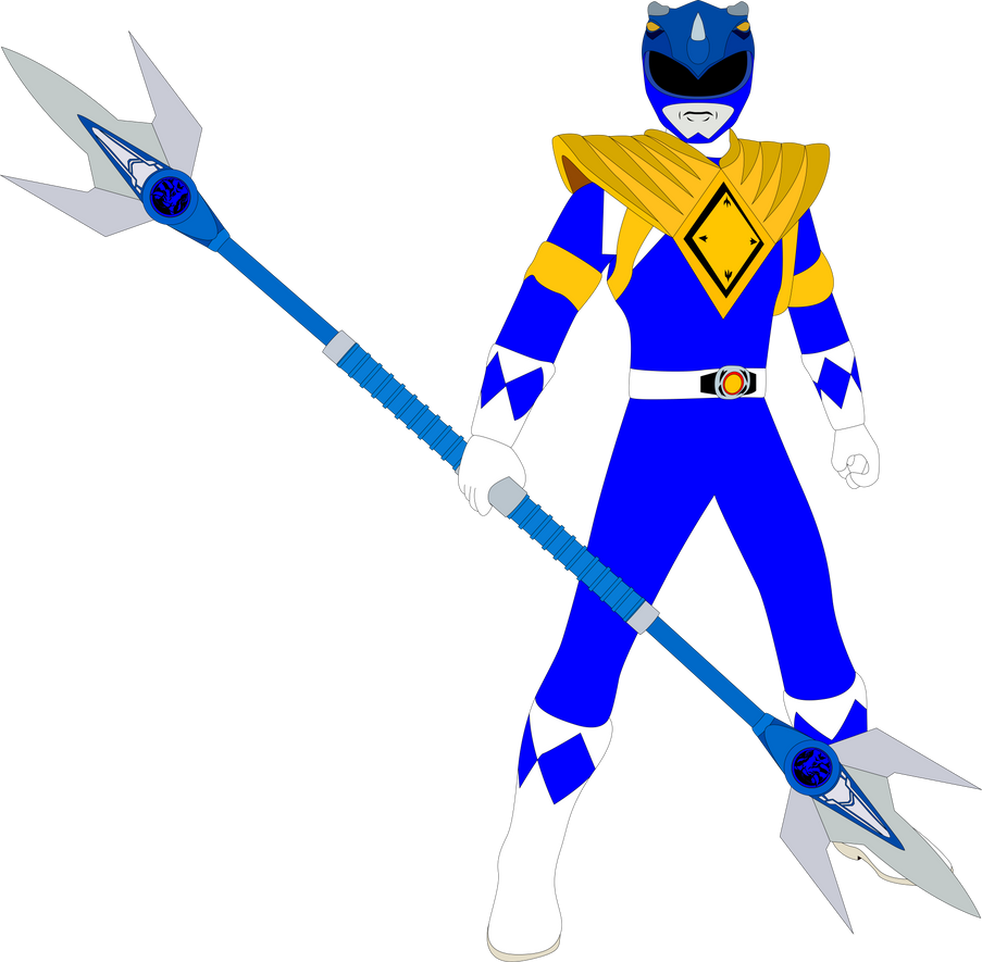 Blue Armored Mighty Morphin' Power Ranger by SuperHeroTimeFan on DeviantArt