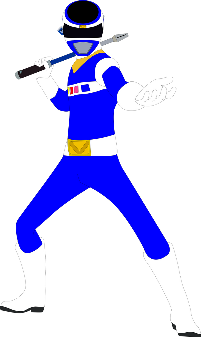 Blue Space Ranger by SuperHeroTimeFan on DeviantArt