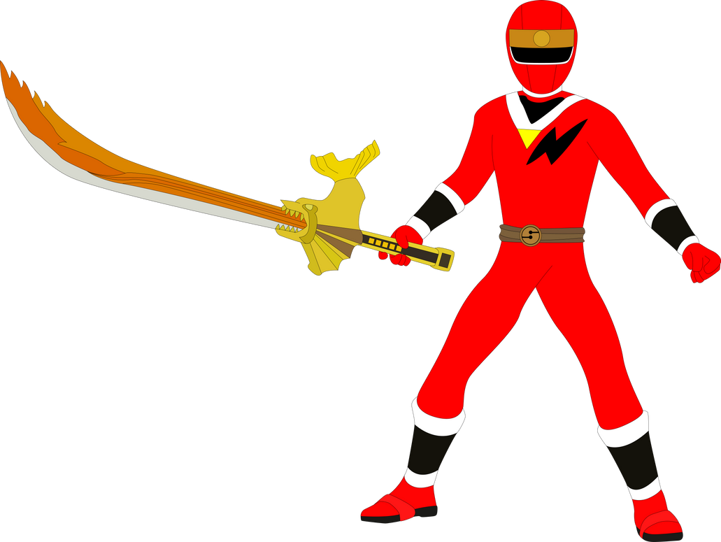 Mighty Morphin' Red Alien Ranger by SuperHeroTimeFan on DeviantArt