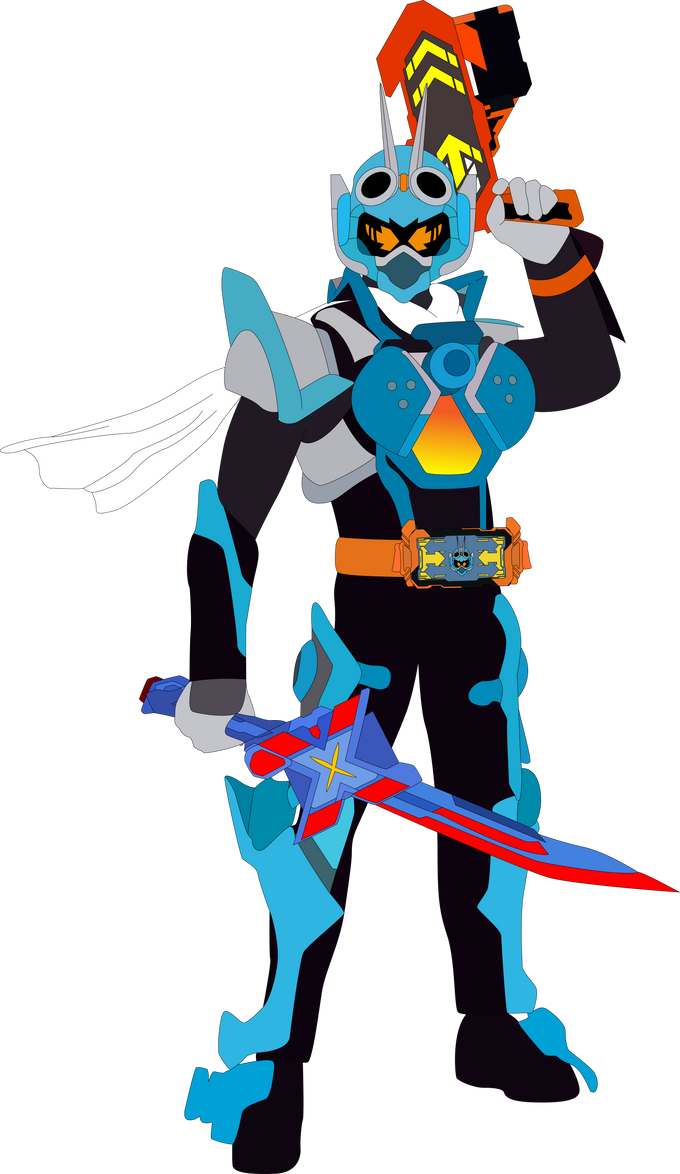 Kamen Rider Gotchard with the Exgotchalibur by SuperHeroTimeFan on ...
