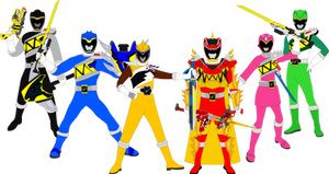 Power Rangers Dino Charge - The Core Team