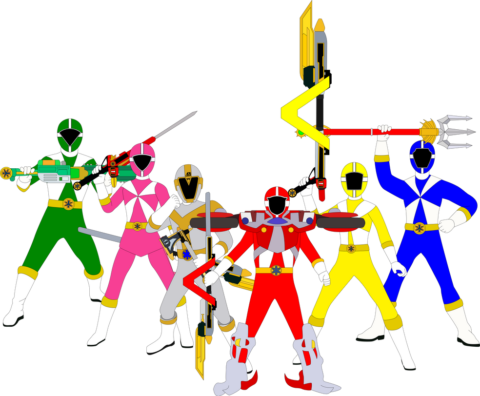 Power Rangers Lightspeed Rescue - The Full Team by SuperHeroTimeFan on ...