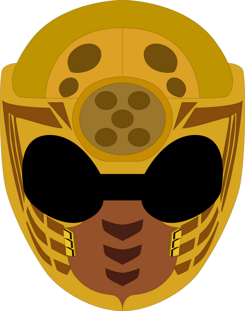Topaz Ranger Tento Raiger / Topaz Thunder Ranger Helmet by SuperHeroTimeFan on ...