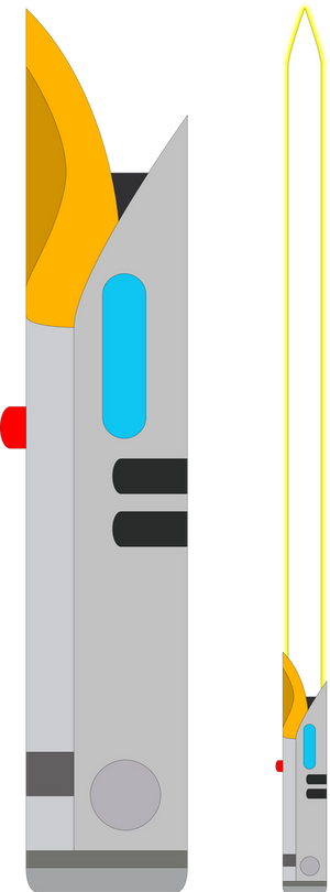 Luke Skywalker's Yellow Lightsaber