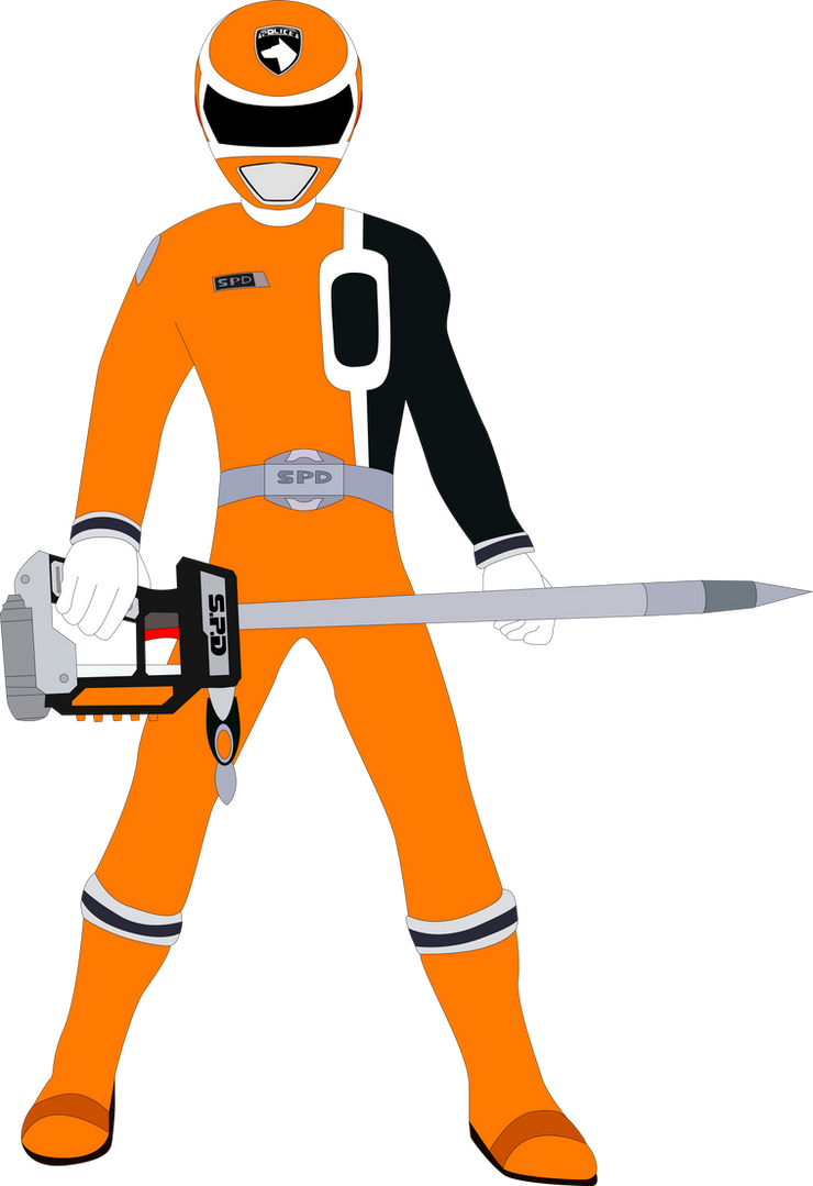 Oreng Ranger SPD Orange Ranger by SuperHeroTimeFan on DeviantArt