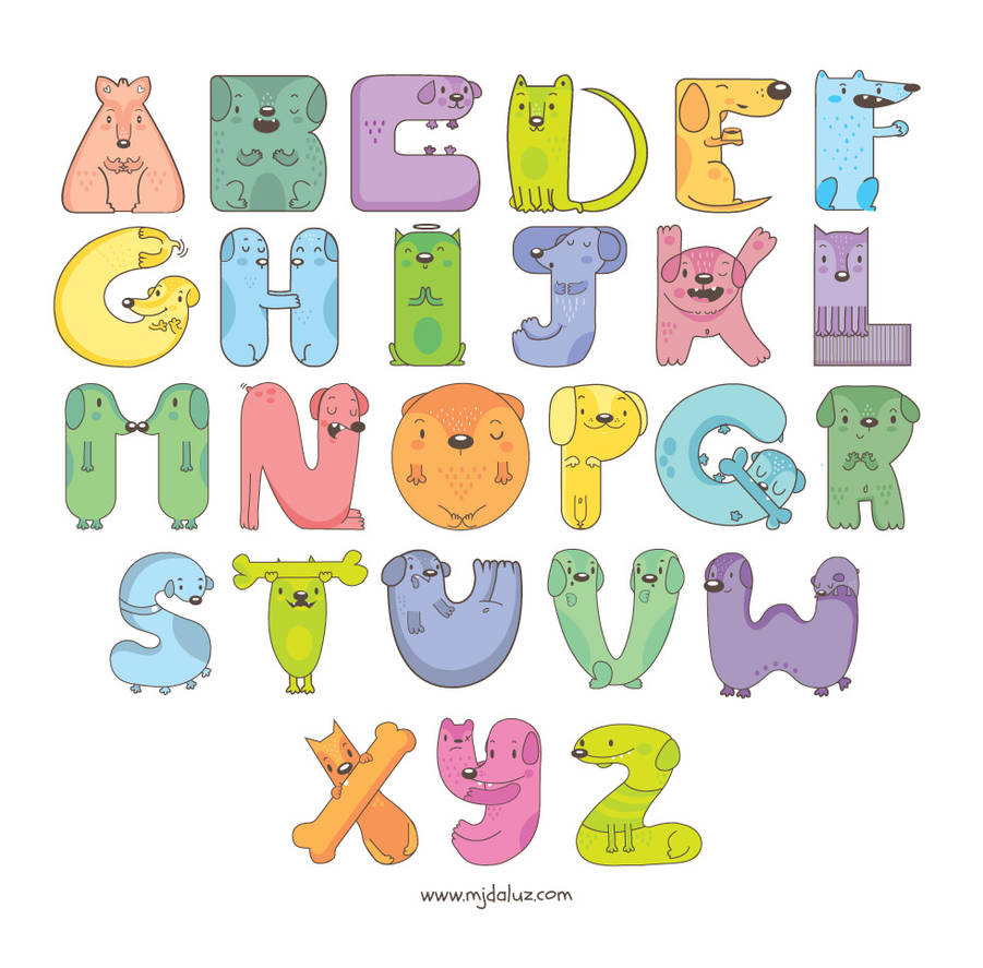 Dog alphabet