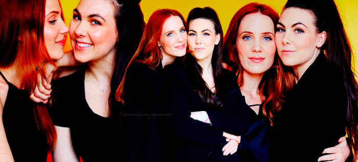 Simone Simons and Elize Ryd