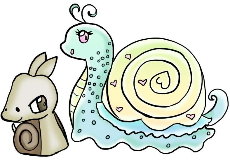 Snail pokemon designs. by legendary444 on DeviantArt